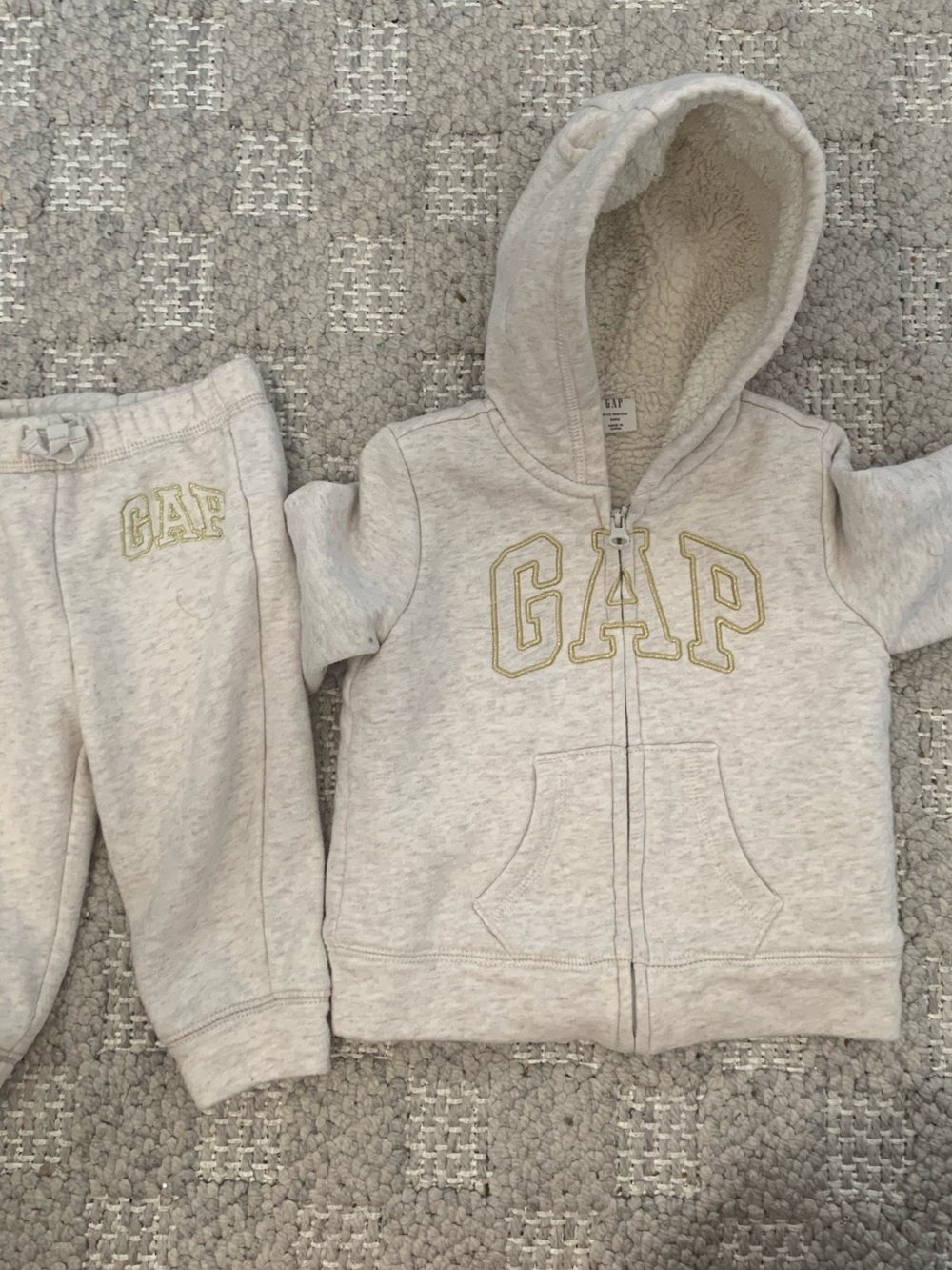 Baby GAP Beige Hoodie & Joggers